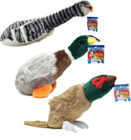 Digger's Assorted Waterfowl Plush Dog Toys with Squeakers