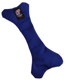 Bad To Da Bone Durable Small Dog Toy - Blue