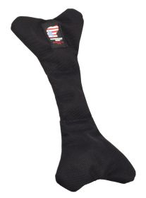 Bad To Da Bone Large Durable Dog Toy - Black