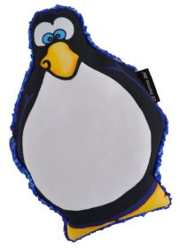 Arty Artic Penguin Crinkle Dog Toy