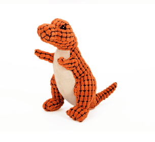 Giant Fleece Dinosaur Interactive Dog Toy With Squeakers - Perfect For Large Dogs!